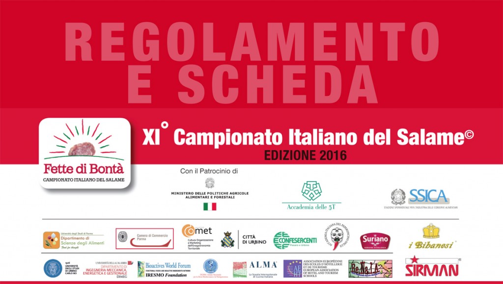 CAMPIONATO ITALIANO DEL SALAME 2016 - XI° EDIZIONE ...SI RIPARTE!