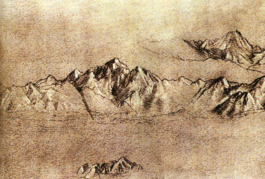 Leonardo da Vinci, il mappello e la montagna pelata